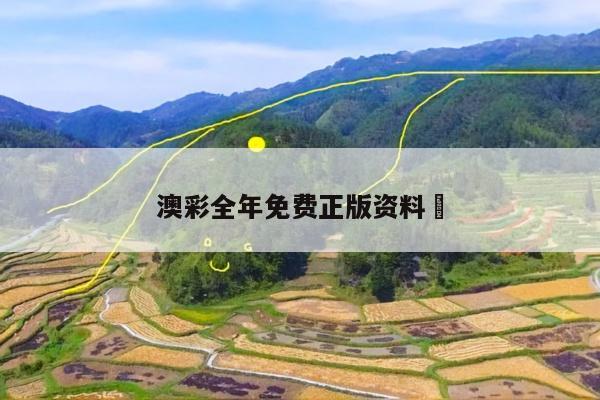 澳彩全年免费正版资料	